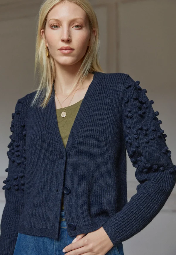 Women Wrap London Knitwear*Bobble Cardigan