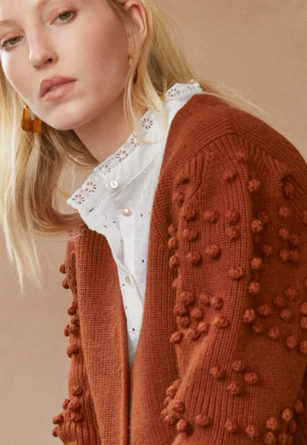 Women Wrap London Knitwear*Bobble Cardigan
