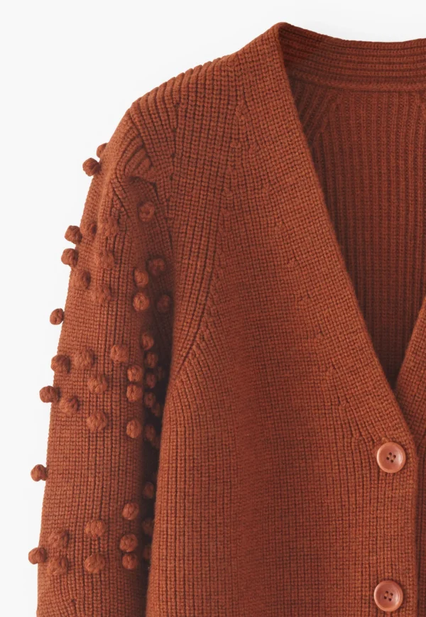 Women Wrap London Knitwear*Bobble Cardigan