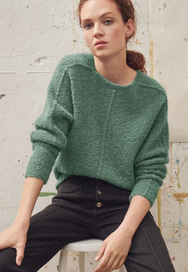 Women Wrap London Knitwear*Boucle Sweater