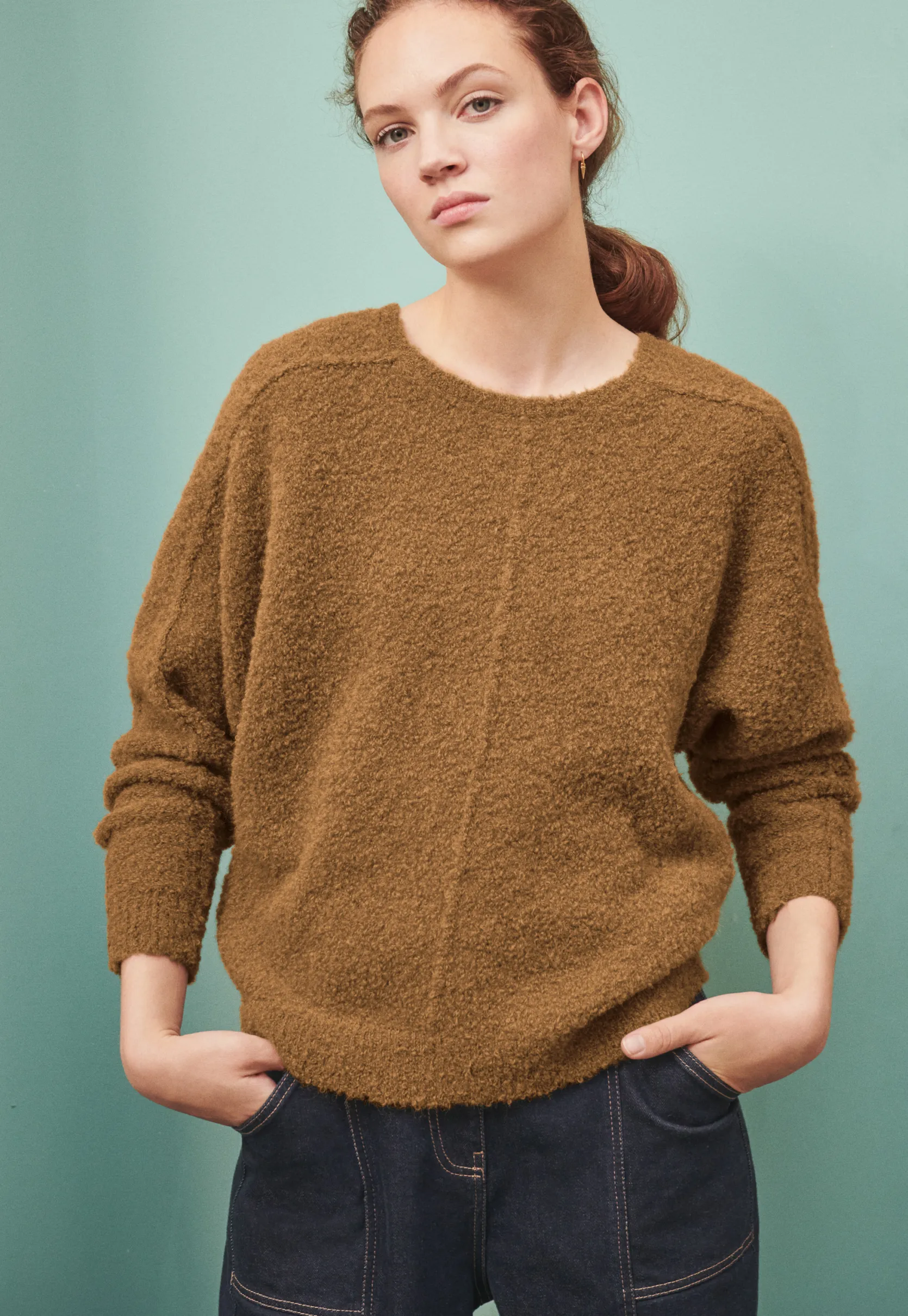 boucle_sweater_1-1.webp Women Wrap London Knitwear*Boucle Sweater