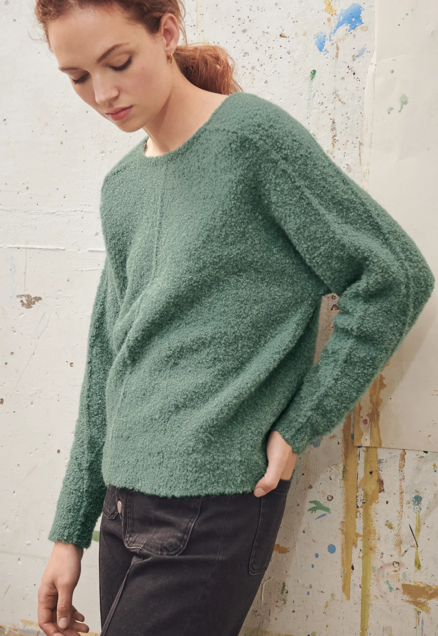 boucle_sweater_3.webp Women Wrap London Knitwear*Boucle Sweater