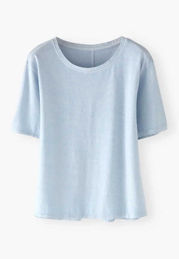 Women Wrap London Jersey Tops*Boxy T-Shirt