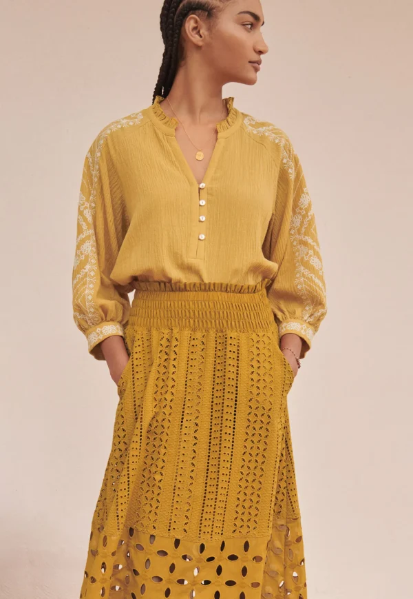 Women Wrap London Dresses & Skirts*Broderie A-Line Skirt