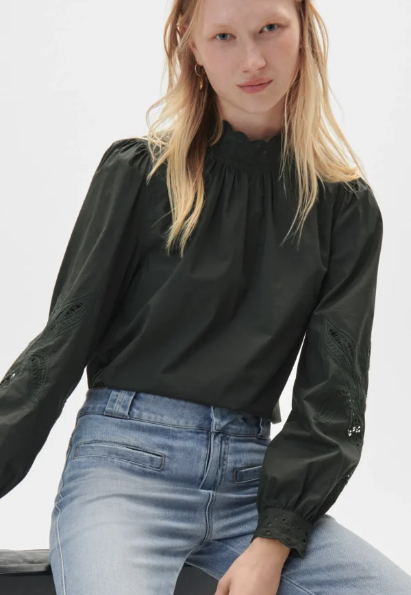 Women Wrap London Shirts & Tops*Button-Back Blouse