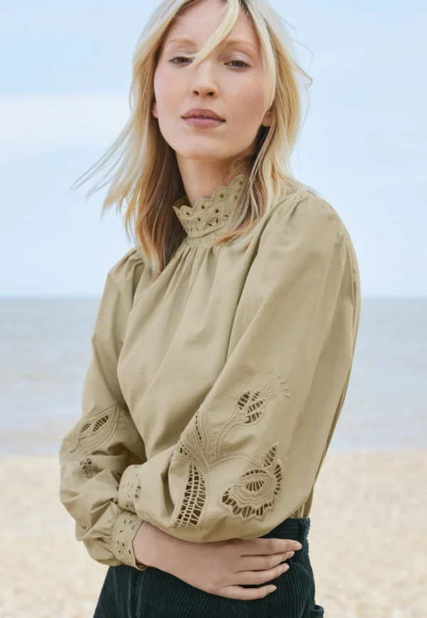 Women Wrap London Shirts & Tops*Button-Back Blouse