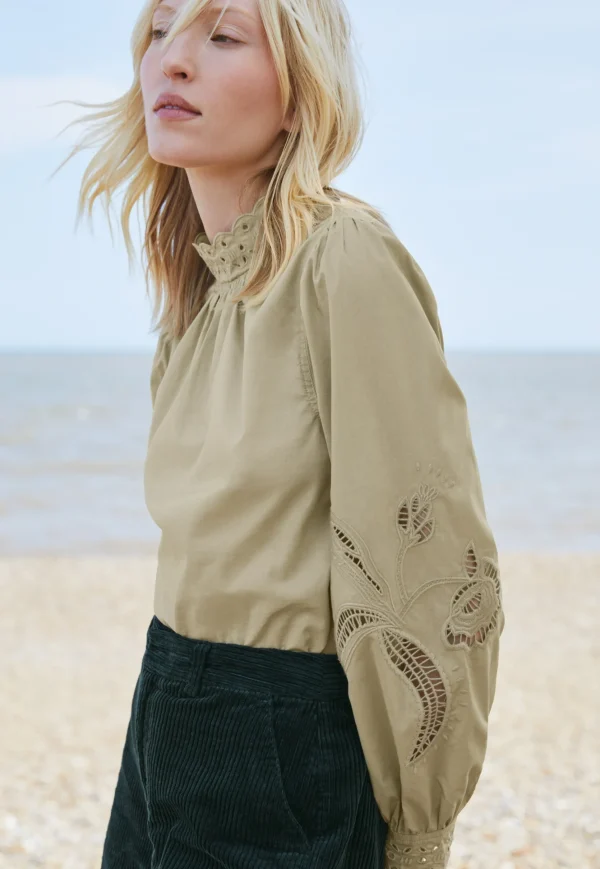 Women Wrap London Shirts & Tops*Button-Back Blouse