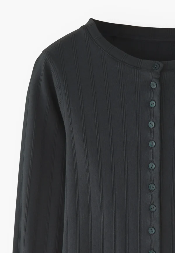Women Wrap London Jersey Tops*Button-Through Top
