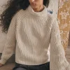 Women Wrap London Knitwear*Cable-Knit Sweater