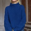 Women Wrap London Knitwear*Cable-Knit Sweater