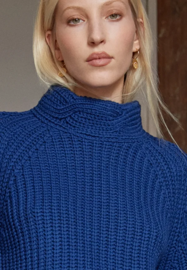 Women Wrap London Knitwear*Cable-Knit Sweater