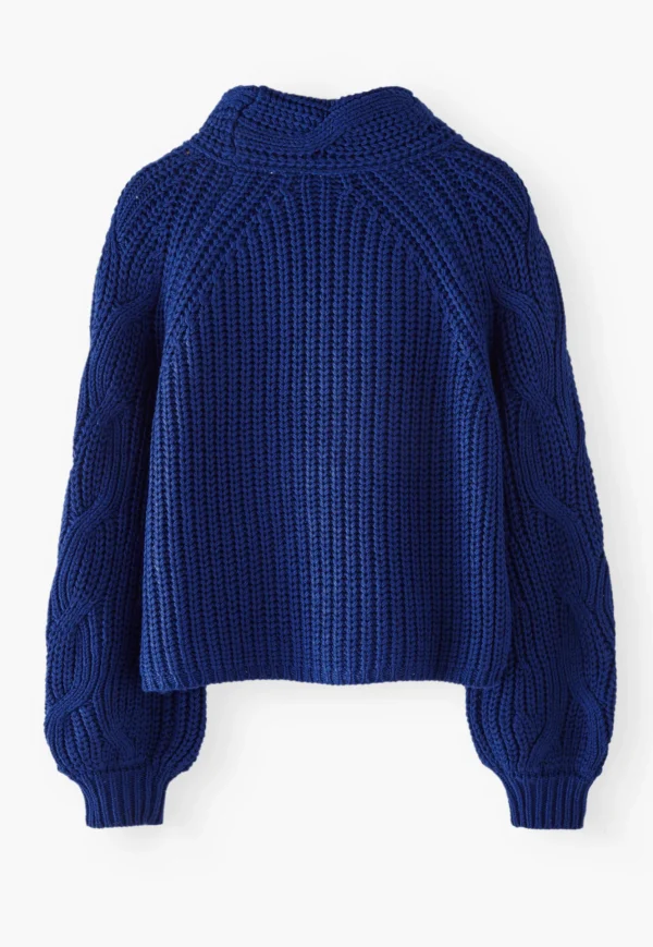 Women Wrap London Knitwear*Cable-Knit Sweater