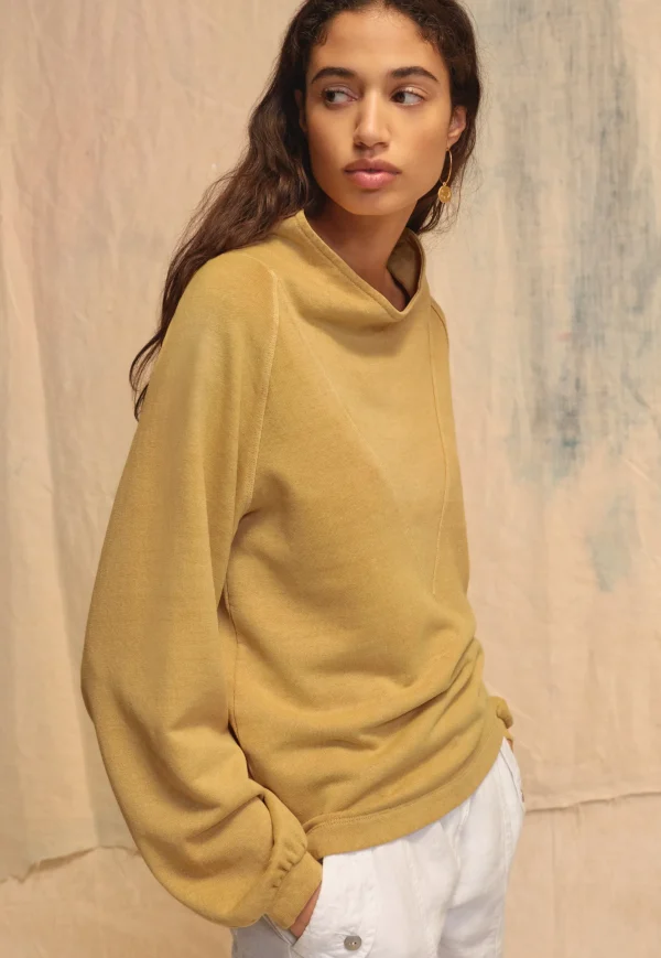 Women Wrap London Jersey Tops*Cowl-Neck Sweater
