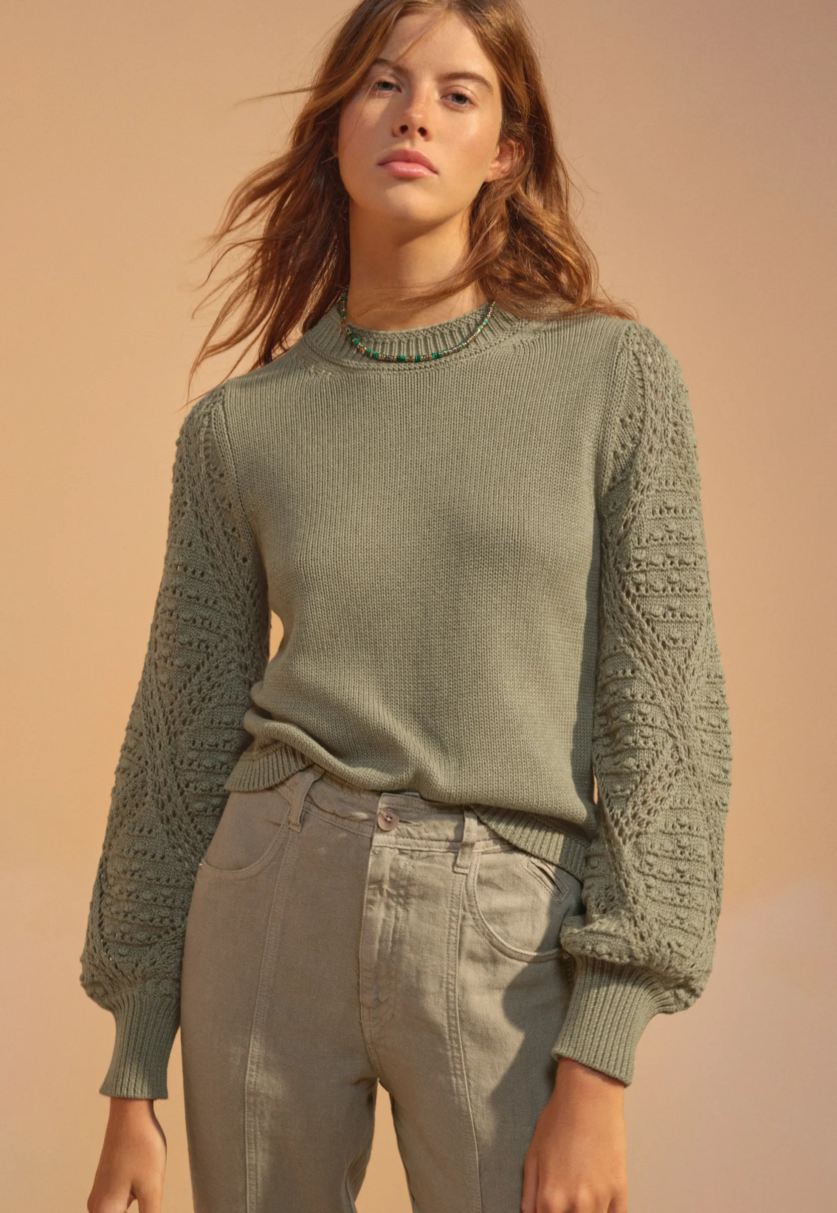 crochetstitch_sweater_2.webp Women Wrap London Knitwear*Crochet-Stitch Sweater