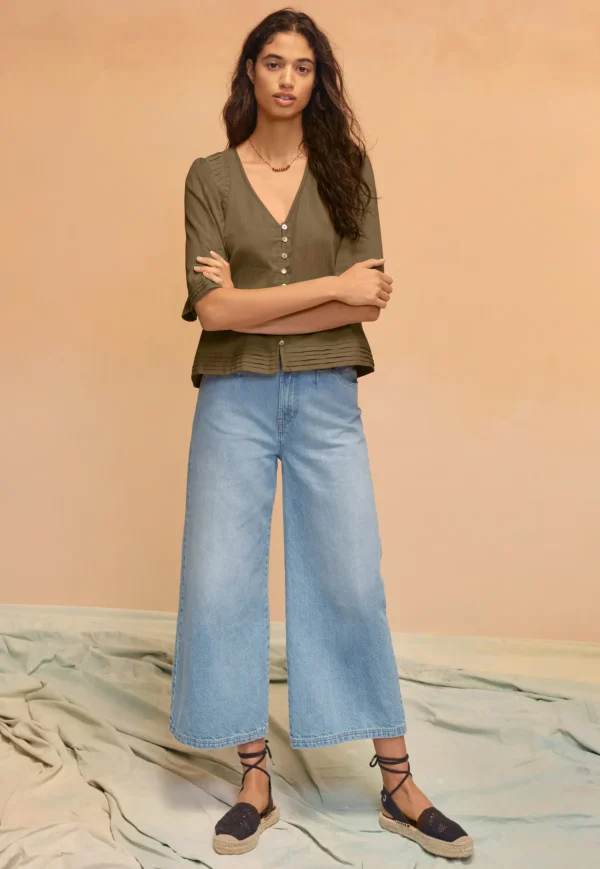 Women Wrap London Shirts & Tops*Cropped Blouse