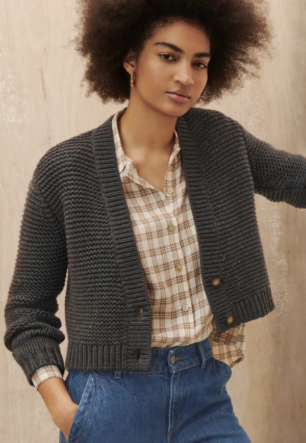 Women Wrap London Knitwear*Cropped Cardigan