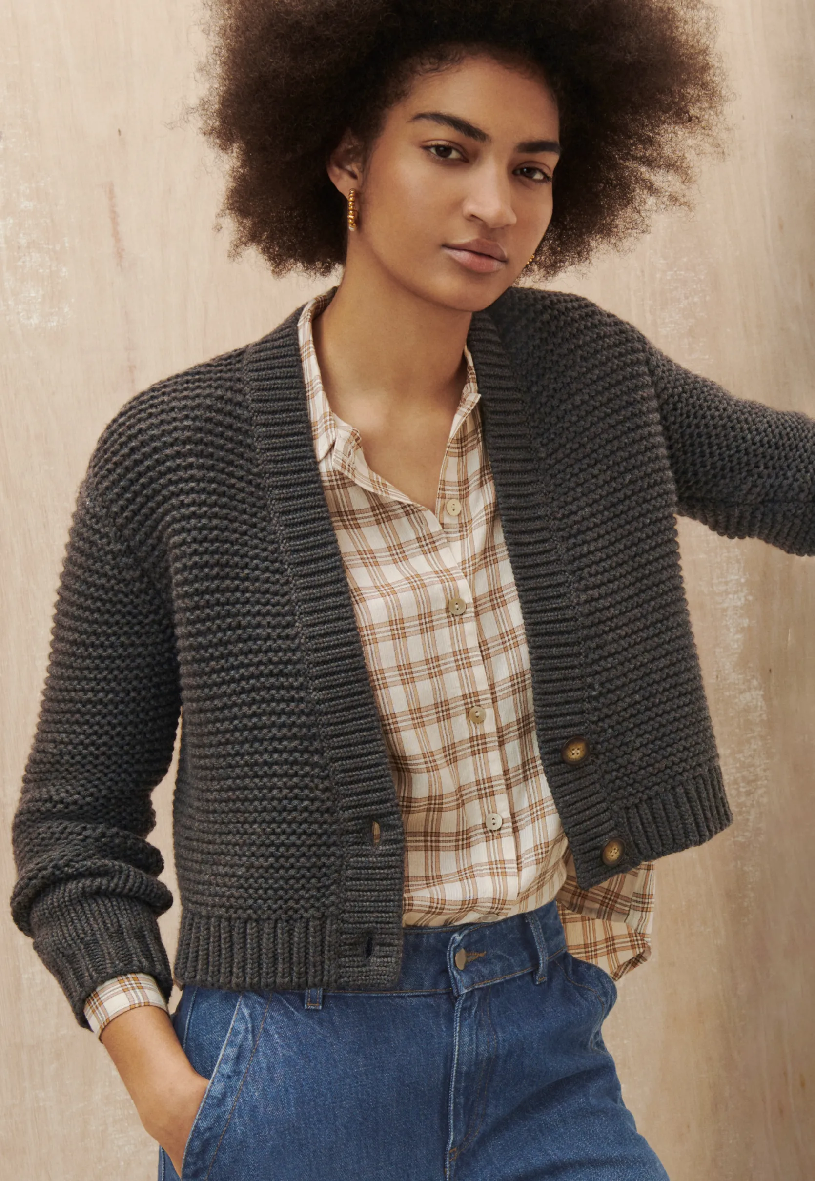 cropped_cardigan_0-1.webp Women Wrap London Knitwear*Cropped Cardigan