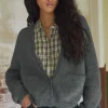 Women Wrap London Knitwear*Cropped Cardigan