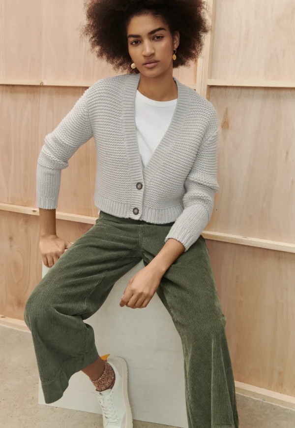 Women Wrap London Knitwear*Cropped Cardigan