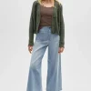 Women Wrap London Jeans & Trousers*Cropped Wide-Leg Jeans