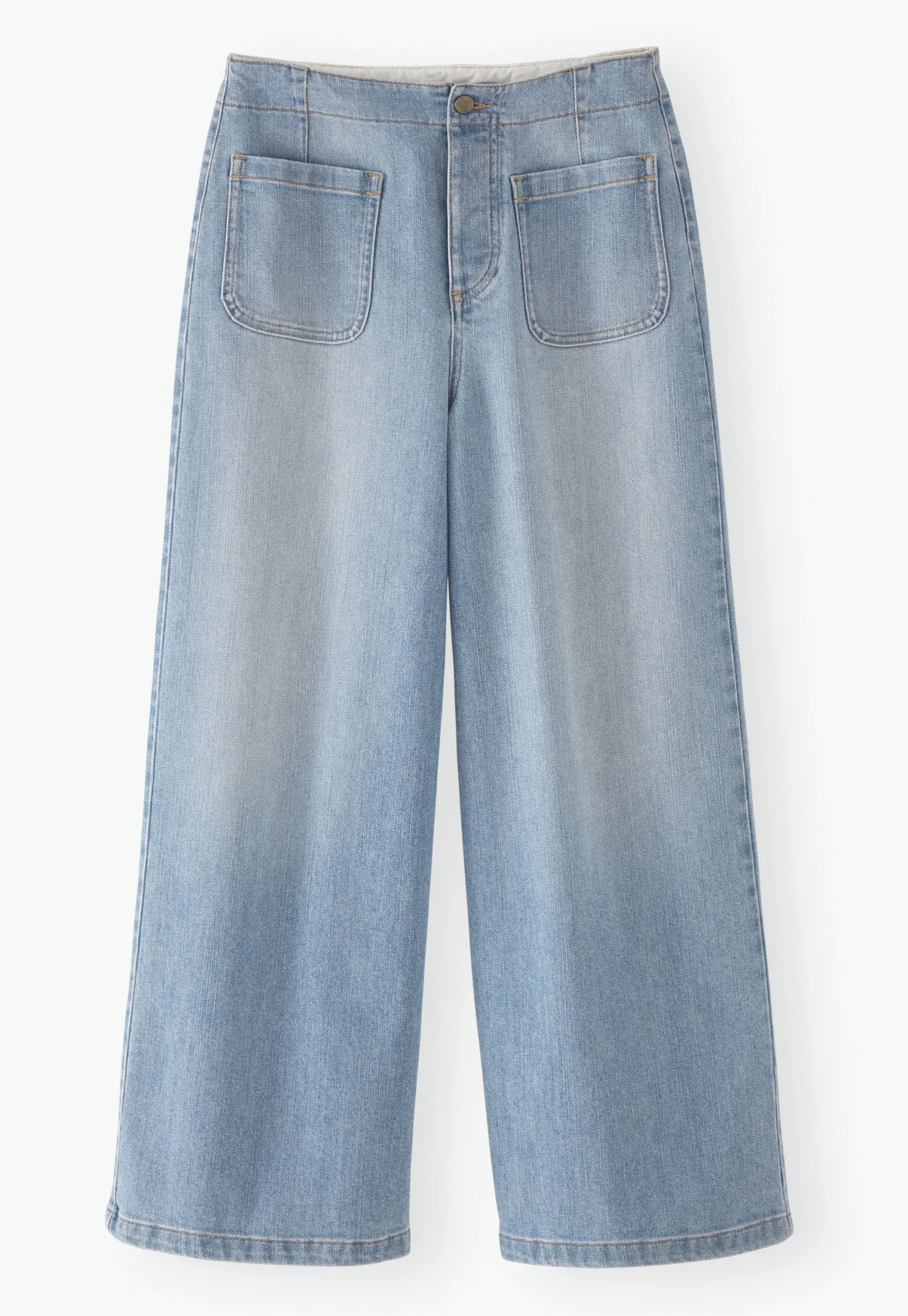cropped_wideleg_jeans_4.webp Women Wrap London Jeans & Trousers*Cropped Wide-Leg Jeans
