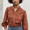 Women Wrap London Shirts & Tops*Cutwork Blouse