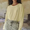 Women Wrap London Jersey Tops*Drop-Shoulder Top