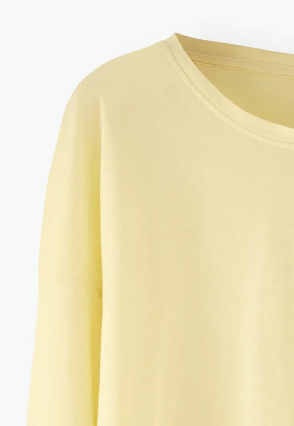 Women Wrap London Jersey Tops*Drop-Shoulder Top