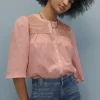 Women Wrap London Shirts & Tops*Embroidered Blouse