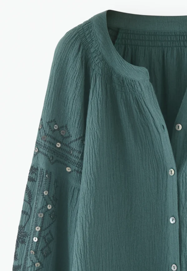 Women Wrap London Shirts & Tops*Embroidered Blouse