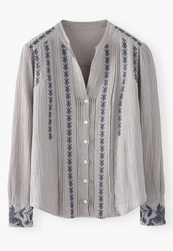 Women Wrap London Shirts & Tops*Embroidered Blouse