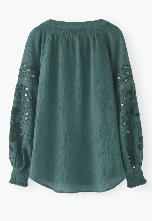 Women Wrap London Shirts & Tops*Embroidered Blouse