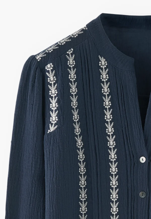 Women Wrap London Shirts & Tops*Embroidered Blouse