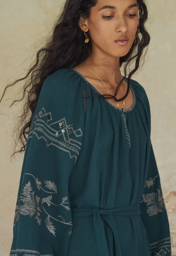 Women Wrap London Dresses & Skirts*Embroidered Maxi-Dress