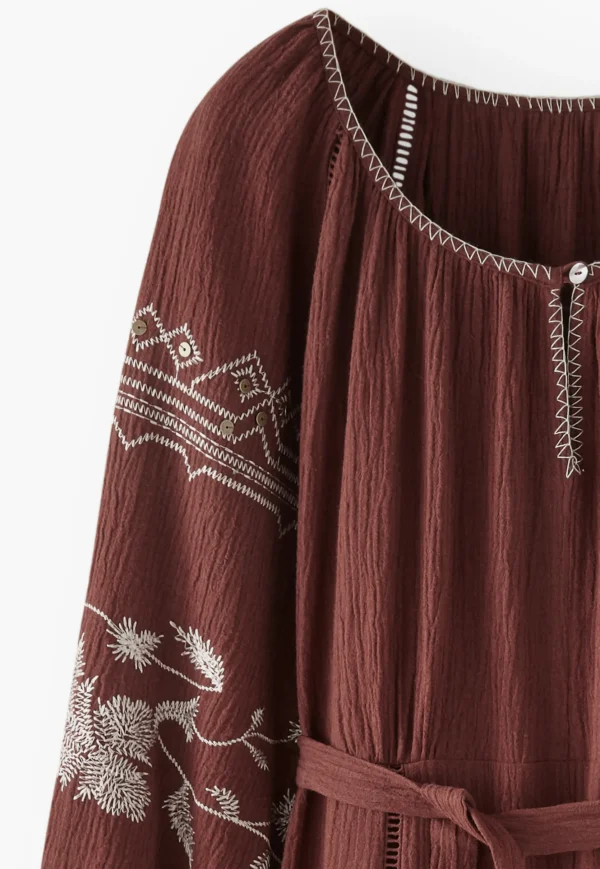 Women Wrap London Dresses & Skirts*Embroidered Maxi-Dress