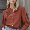 Women Wrap London Shirts & Tops*Embroidered Shirt