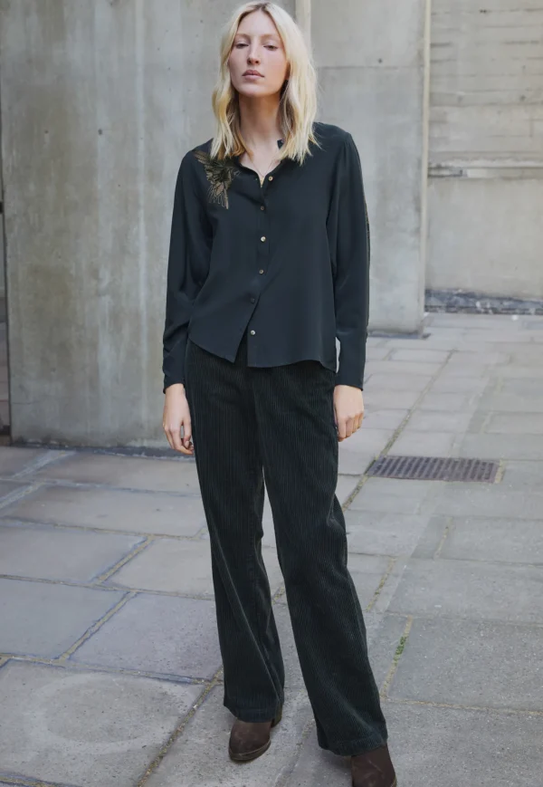 Women Wrap London Shirts & Tops*Embroidered Shirt