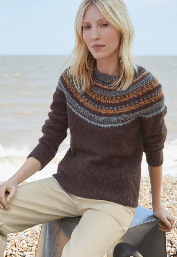 Women Wrap London Knitwear*Fair Isle Sweater