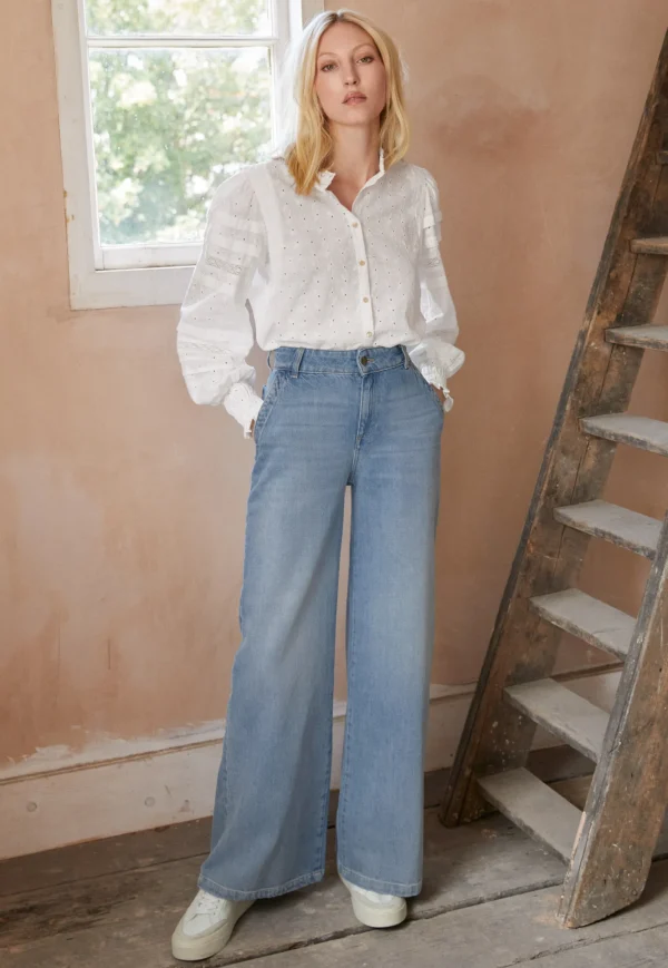 Women Wrap London Jeans & Trousers*Full Length Wide-Leg Jeans