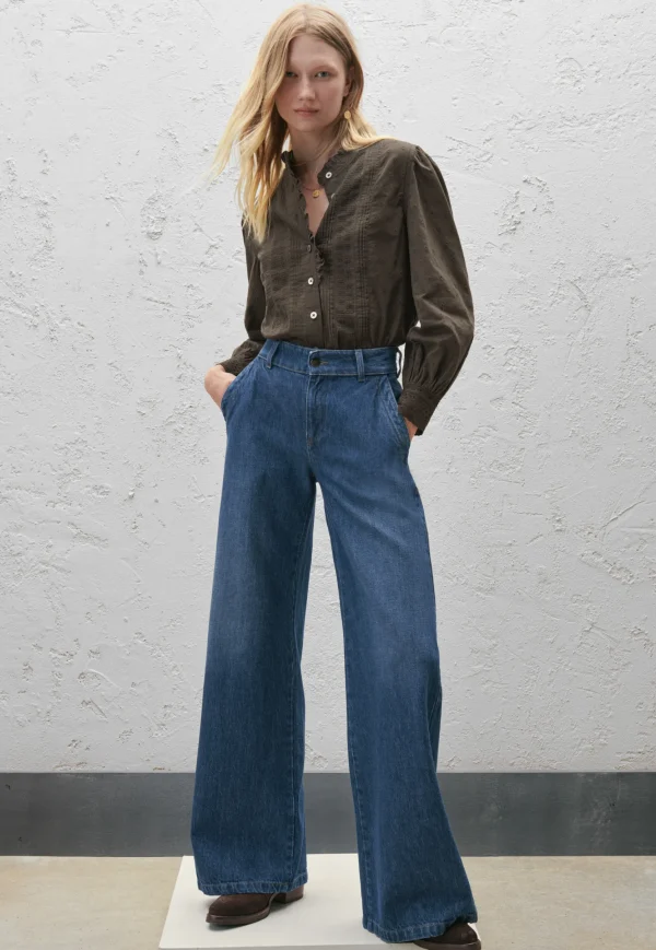 Women Wrap London Jeans & Trousers*Full Length Wide-Leg Jeans