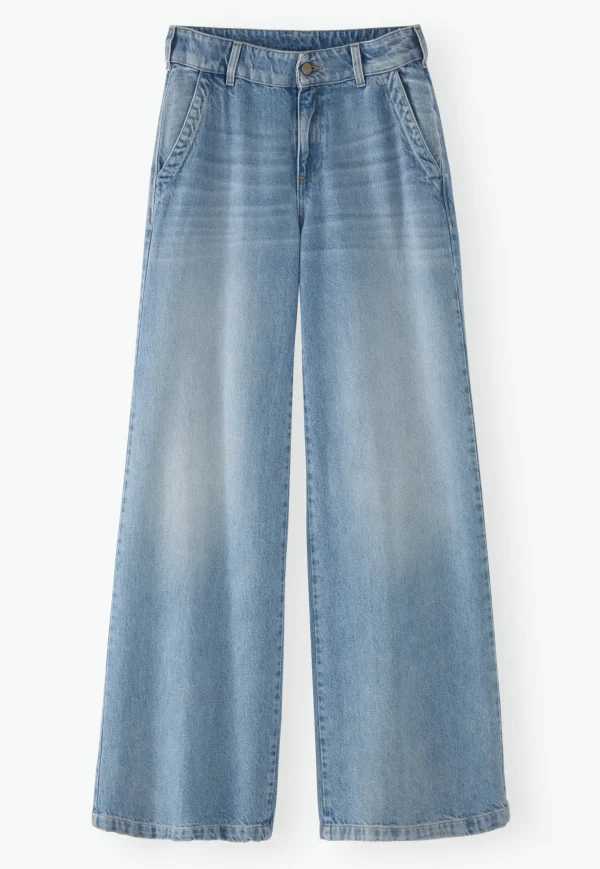 Women Wrap London Jeans & Trousers*Full Length Wide-Leg Jeans