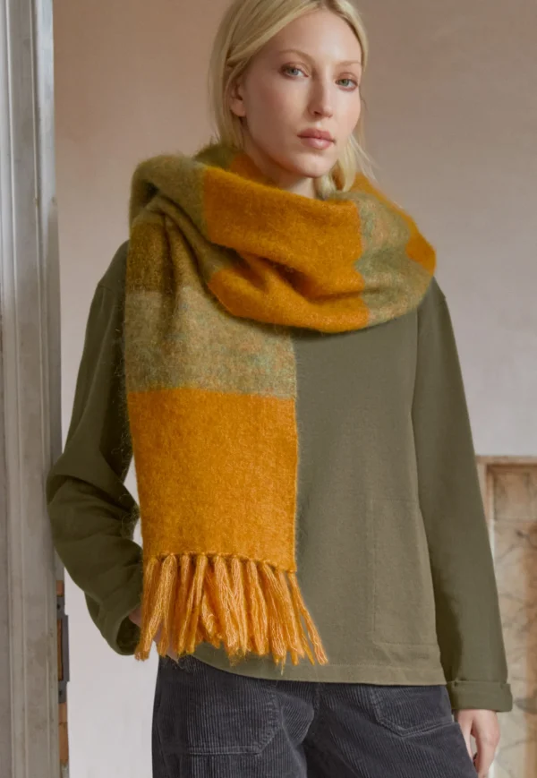 Women Wrap London Jersey Tops*Funnel-Neck Sweatshirt
