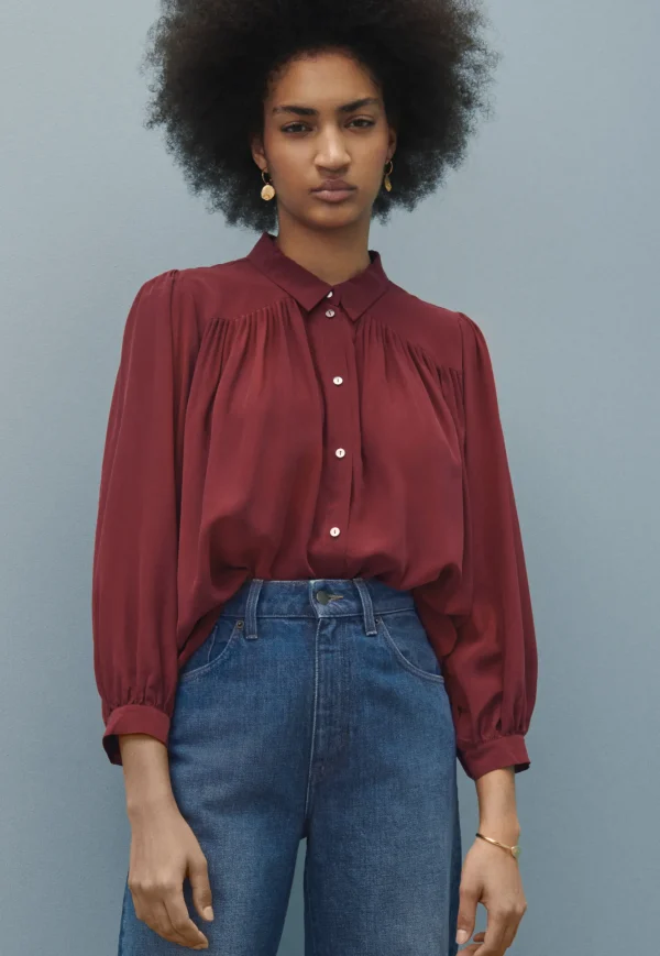 Women Wrap London Shirts & Tops*Gathered Blouse