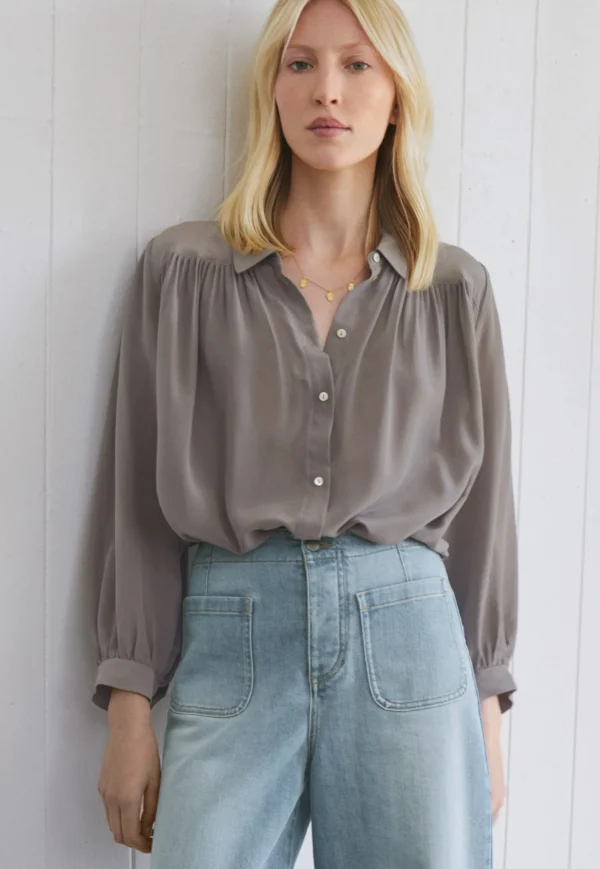Women Wrap London Shirts & Tops*Gathered Blouse