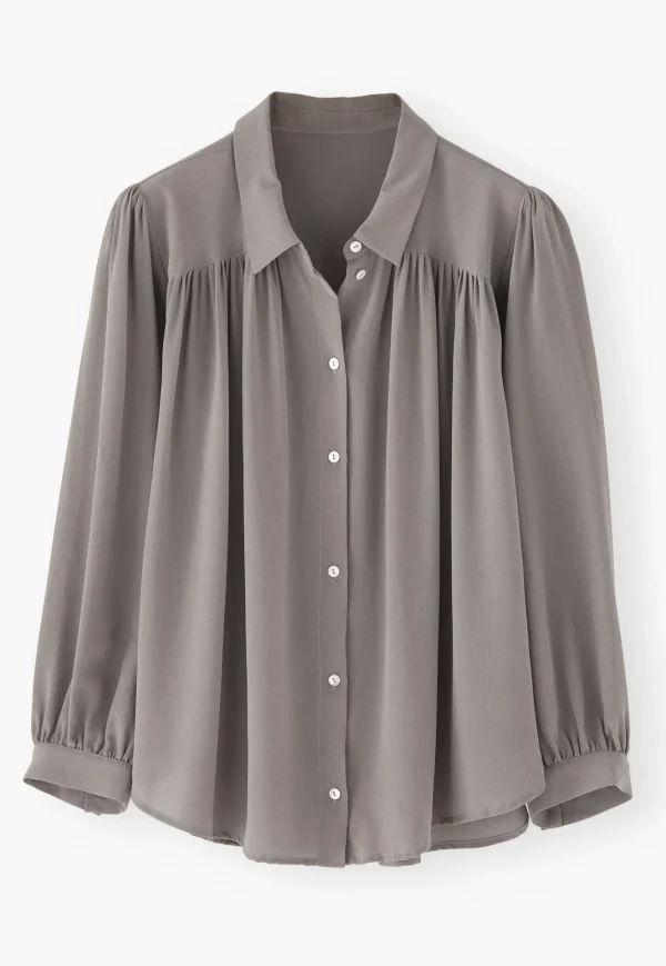Women Wrap London Shirts & Tops*Gathered Blouse