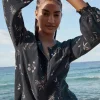 Women Wrap London Shirts & Tops*Half-Placket Printed Blouse