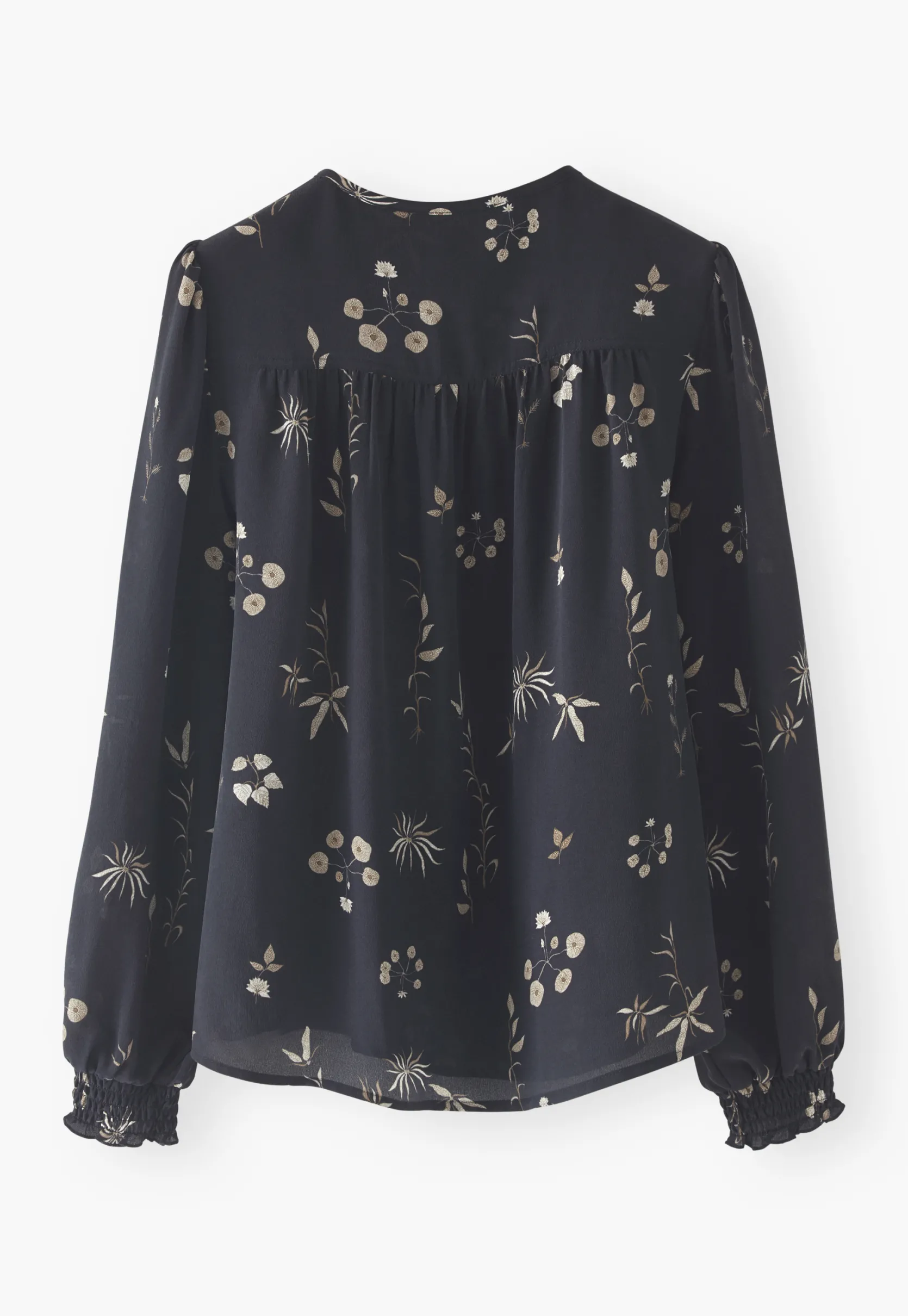 halfplacket_printed_blous_5.webp Women Wrap London Shirts & Tops*Half-Placket Printed Blouse