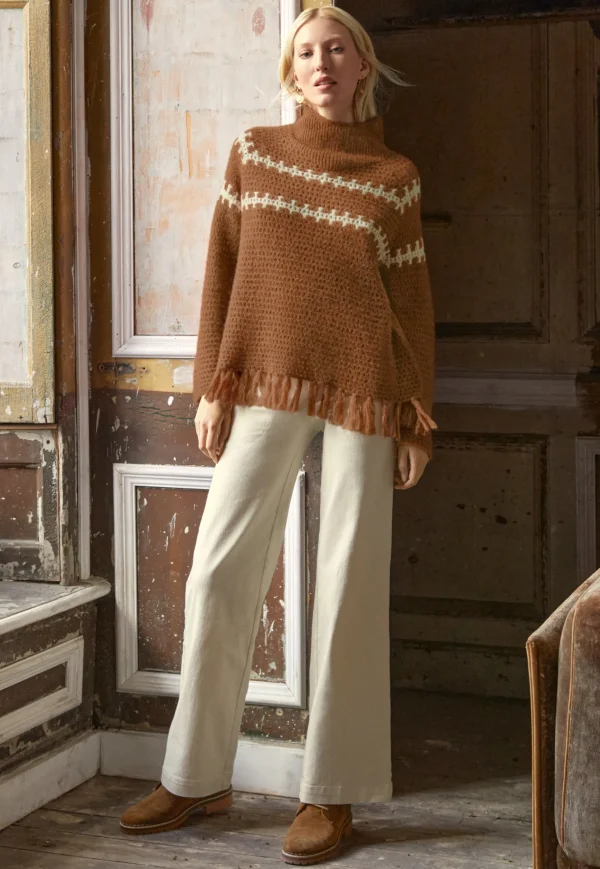 Women Wrap London Knitwear*Hand-Crochet Sweater