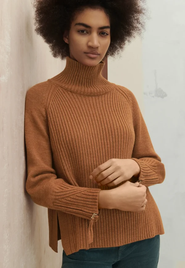 Women Wrap London Knitwear*High-Neck Sweater