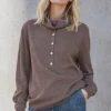 Women Wrap London Knitwear*High-Neck Sweater
